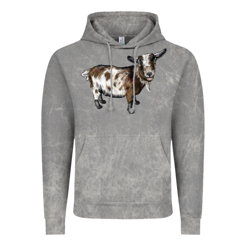 Nigerian Dwarf Goat Vintage Hoodie by LillyAllenDesigns | Teevron