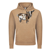 Vintage Coffee Nigerian Dwarf Goat Vintage Hoodie - LillyAllenDesigns