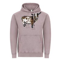Vintage Zinc Nigerian Dwarf Goat Vintage Hoodie - LillyAllenDesigns