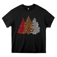 Black christmas trees Heavy Core Tee - BarkalooDesign