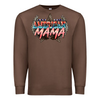 Chestnut American mama Mother's Day Premium Sweatshirt - HowdyJamesFarm