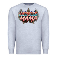 American Mama Mother's Day Premium Sweatshirt | Teevron