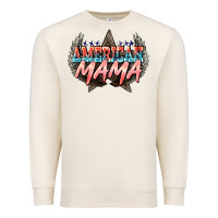 Sandshell American mama Mother's Day Premium Sweatshirt - HowdyJamesFarm