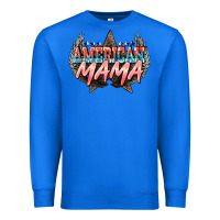 True Royal American mama Mother's Day Premium Sweatshirt - HowdyJamesFarm