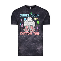 Cloud Black shake your cotton tail Vintage Tee - MaliasSmallBusiness