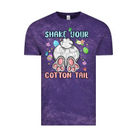 Cloud Purple shake your cotton tail Vintage Tee - MaliasSmallBusiness