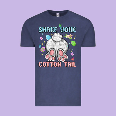 Shake Your Cotton Tail Vintage Tee Designed By Maliassmallbusiness