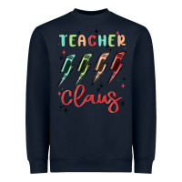 Navy teacher claus Heavyweight Sweatshirt - MaliasSmallBusiness