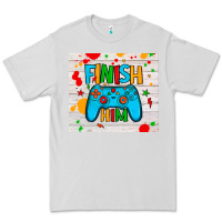 Dove Grey finish him Premium Tee - JahusDesignShop