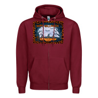 Burgundy Happy Halloween Zipper Hoodie - Bettercallsaul