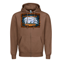 Chestnut Happy Halloween Zipper Hoodie - Bettercallsaul