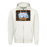 Oatmeal Heather Happy Halloween Zipper Hoodie - Bettercallsaul
