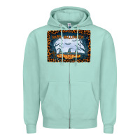 Seafoam Happy Halloween Zipper Hoodie - Bettercallsaul