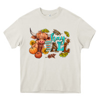 Cream hay fall heifer Heavy Core Tee - AdoDesignShop