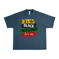 Midnight Navy it s the black excellence for me Urban Heavy Tee - MaliasSmallBusiness