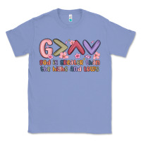 Colony Blue god is greater than the highs and lows Classic Tee - MaliasSmallBusiness