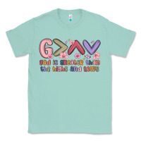 Seafoam god is greater than the highs and lows Classic Tee - MaliasSmallBusiness