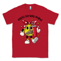 Red boujee softball mama Classic Tee - JahusDesignShop