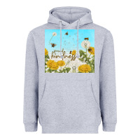 Heather Grey spread kindness with dandelions Heavyweight Hoodie - TumblerDesignByShophia