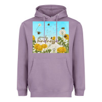 Lavender spread kindness with dandelions Heavyweight Hoodie - TumblerDesignByShophia