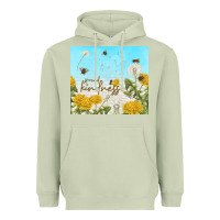 Matcha spread kindness with dandelions Heavyweight Hoodie - TumblerDesignByShophia