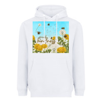 White spread kindness with dandelions Heavyweight Hoodie - TumblerDesignByShophia