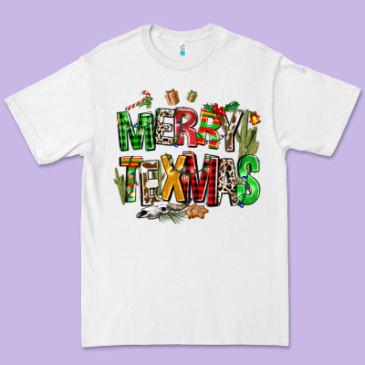 Christmas Texas Western Premium Tee Designed By Adodesignshop