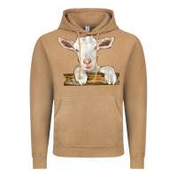 Vintage Camel baby cashmere goat Vintage Hoodie - LillyAllenDesigns