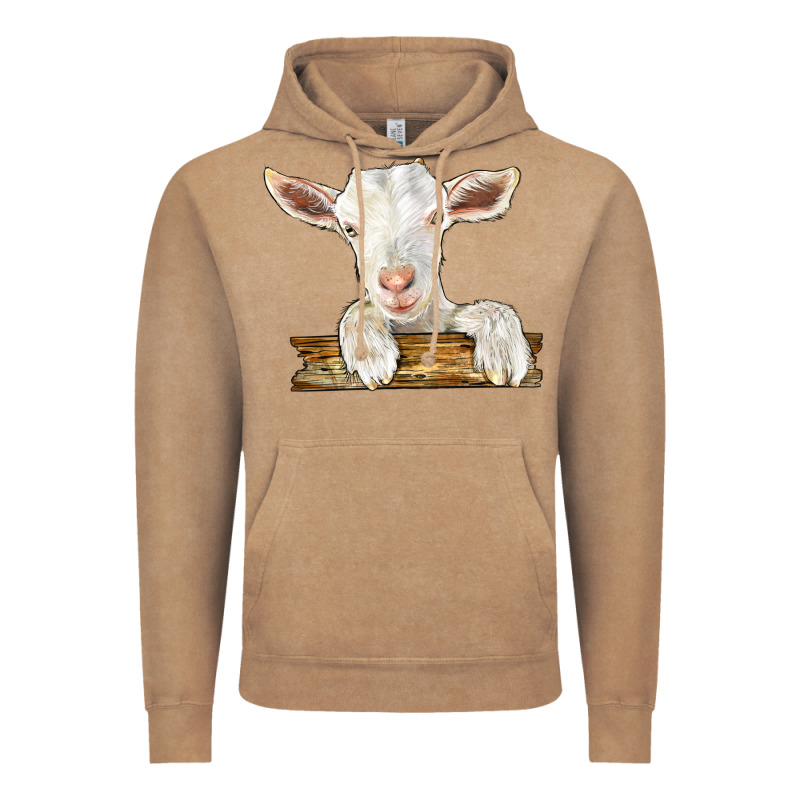 Baby Cashmere Goat Vintage Hoodie by LillyAllenDesigns | Teevron