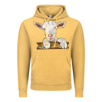 Vintage Mustard baby cashmere goat Vintage Hoodie - LillyAllenDesigns