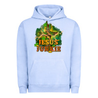 Pigment Grape Ice Jesus junkie St. Patricks Day Urban Hoodie - FaDigitalArtStudio