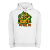 Pigment Lunar Rock Jesus junkie St. Patricks Day Urban Hoodie - FaDigitalArtStudio