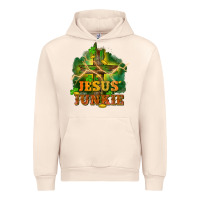 Sandshell Jesus junkie St. Patricks Day Urban Hoodie - FaDigitalArtStudio