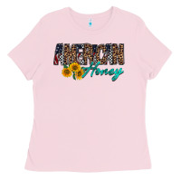 Bubblegum Pink american honey Ladies Tee - RacoonDesign