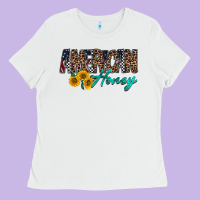 American Honey Ladies Tee Designed By Racoondesign