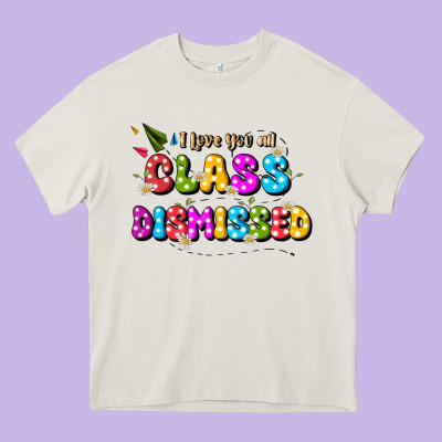 I Love You All Class Dismissed Heavy Core Tee Designed By Jahusdesignshop