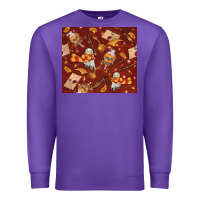 Purple wizard items with glitter Premium Sweatshirt - TumblerDesignByShophia