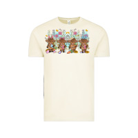 Vintage Arctic easter day baby highland cow Vintage Tee - MaliasSmallBusiness