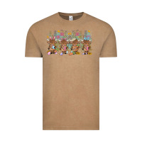 Vintage Coffee easter day baby highland cow Vintage Tee - MaliasSmallBusiness