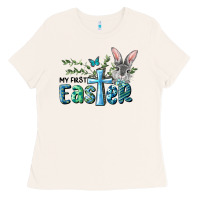 Bone My First Easter Bunny Boy Ladies Tee - RanaPortraitStore