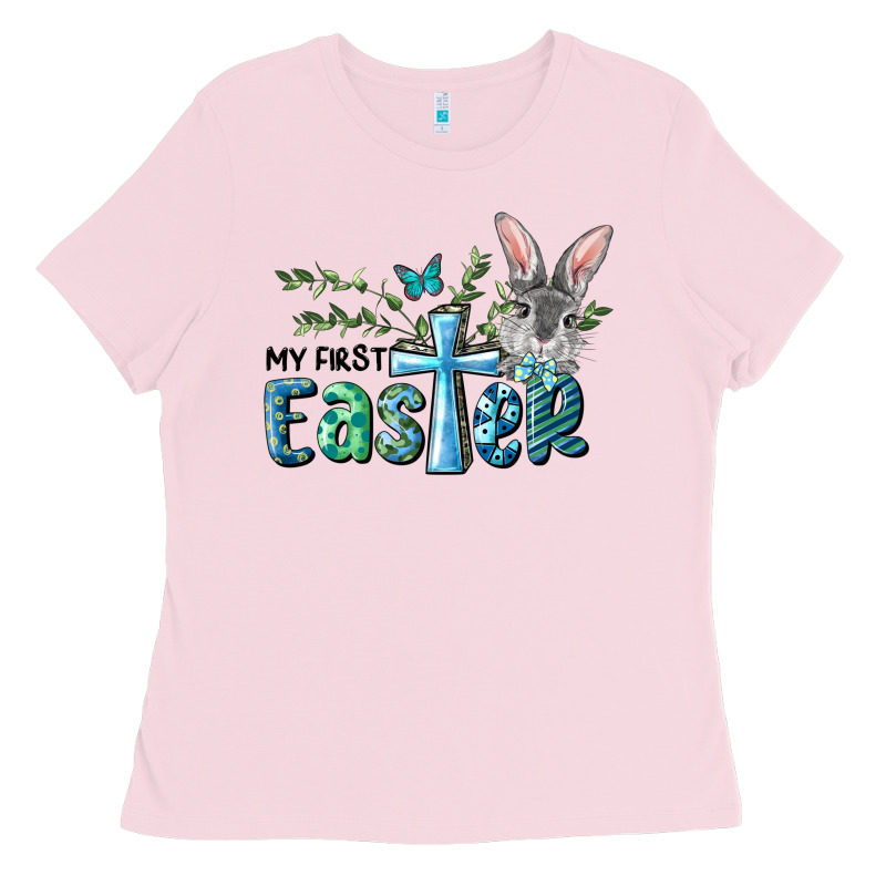 My First Easter Bunny Boy Ladies Tee by RanaPortraitStore | Teevron