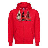 Red Merry Christmas Zipper Hoodie - Bettercallsaul