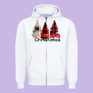 Merry Christmas Zipper Hoodie Designed By Bettercallsaul