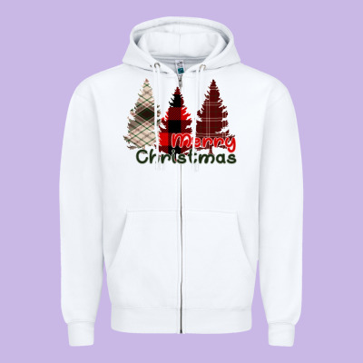 Merry Christmas Zipper Hoodie Designed By Bettercallsaul