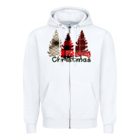 White Merry Christmas Zipper Hoodie - Bettercallsaul