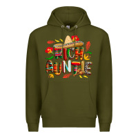 Army Green cinco de mayo rich auntie Premium Hoodie - CowGirlArtShop