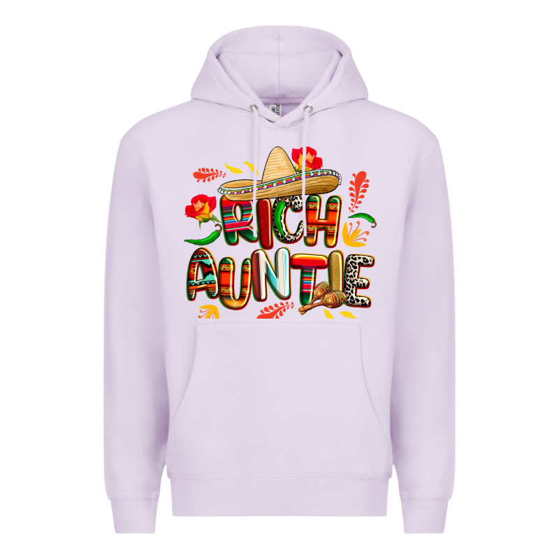Cinco De Mayo Rich Auntie Premium Hoodie by CowGirlArtShop | Teevron