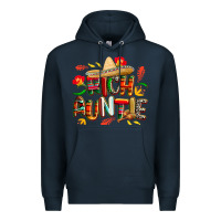 Navy cinco de mayo rich auntie Premium Hoodie - CowGirlArtShop
