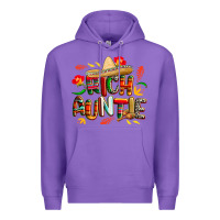 Purple cinco de mayo rich auntie Premium Hoodie - CowGirlArtShop