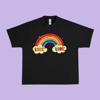 Love Is Love Lgbtq Urban Heavy Tee Designed By Maliassmallbusiness
